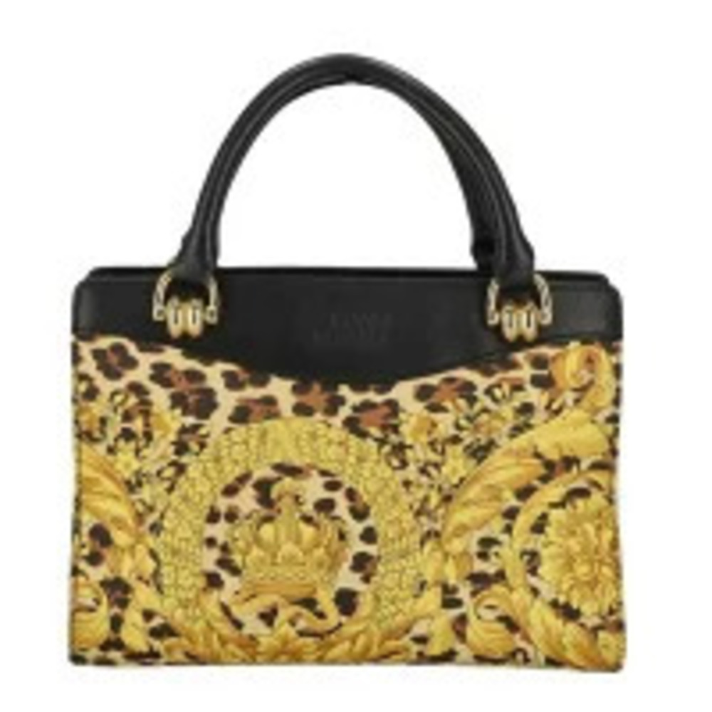 GIANNI VERSACE handbag leopard AB